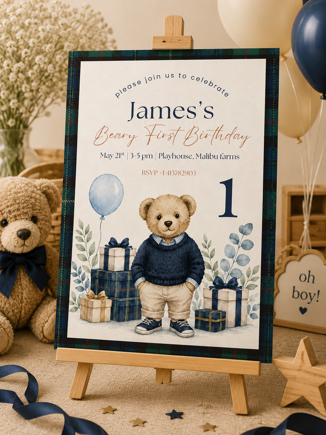 5x7 Birthday Invites